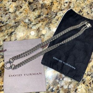 David Yurman Choker Sterling Silver Necklace